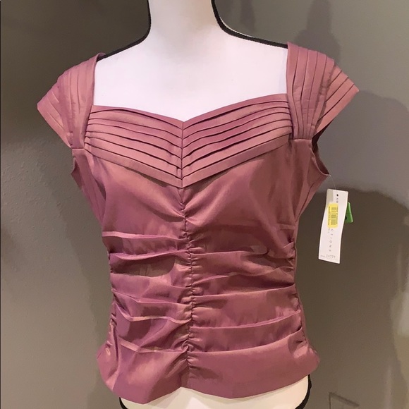 KM COLLECTION by Milla Bell Tops - KM Collection by Milla Bell Formal Cocktail Top